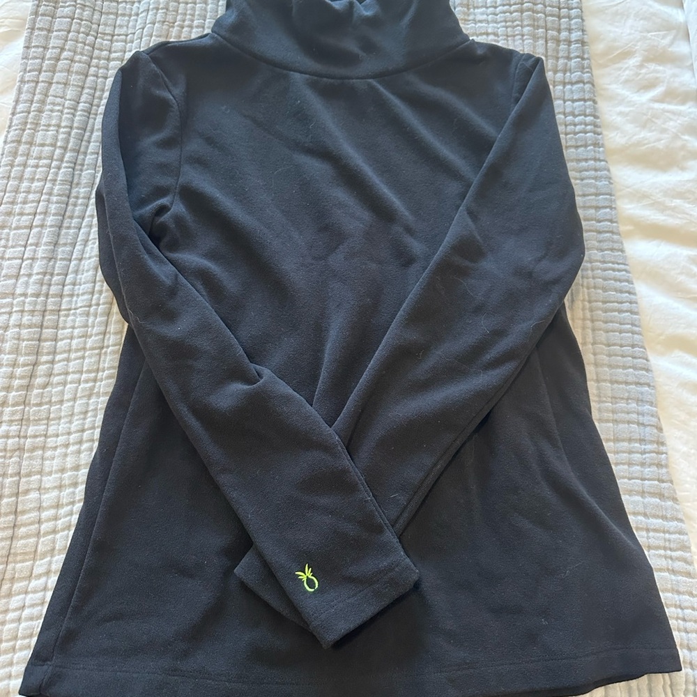 Black Turtleneck Pullover